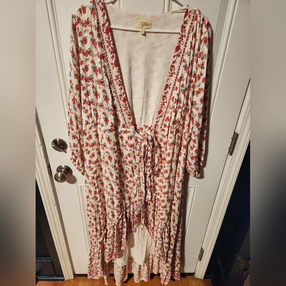 New Without Tags Size Large By The Sea Cardigan/wrap Dress